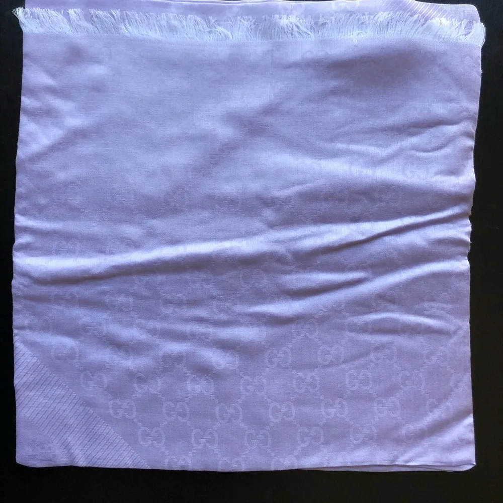 Gucci cotton modal GG scarf